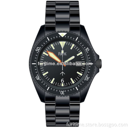 2013 black dial military diving watches for men